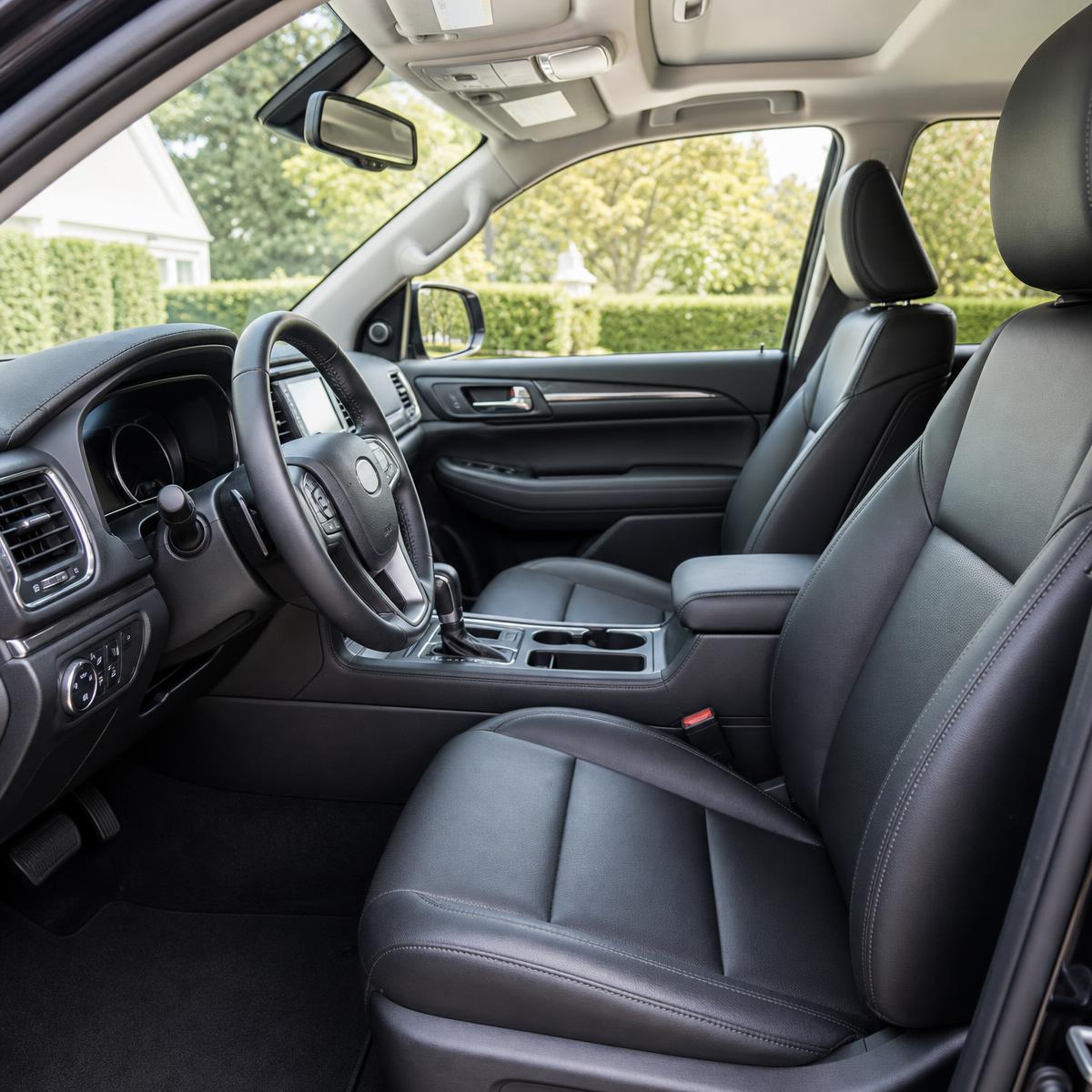 Clean detailed car interior after detailing